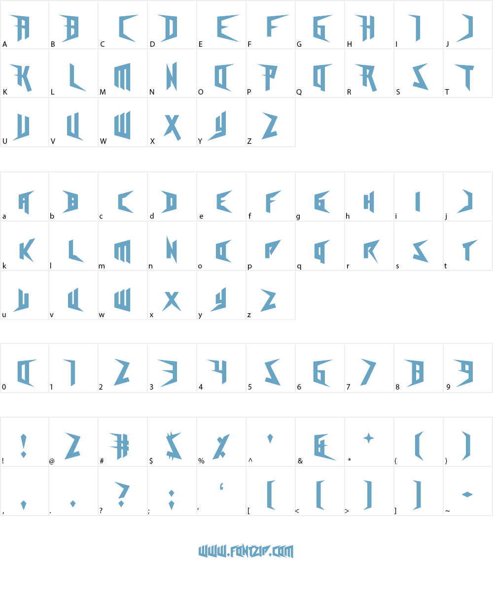 Freestyling Centipede Font Character